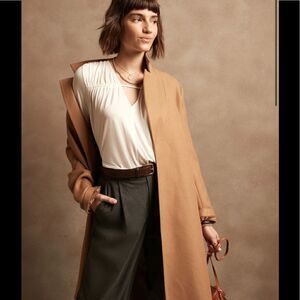 Banana Republic Shirred V-Neck Top